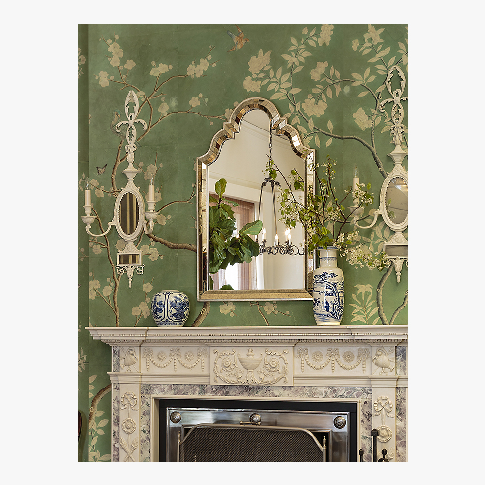 Brianza Natural MIRROR 【IDEE】SLEIGH Mirror Uttermost - Natural